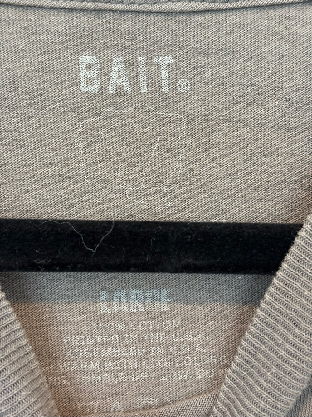 Men's BAIT Gray Long-Sleeve Graphic Tee - Picture 4 of 8